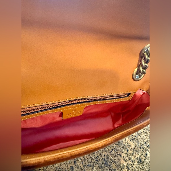 Suede Orange 🍊 Bag Crossbody Bag - Picture 3 of 7